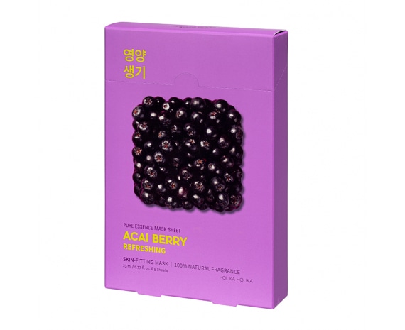 Näomaskide komplekt Pure Essence Mask Sheet - Acai Berry (5 tk)