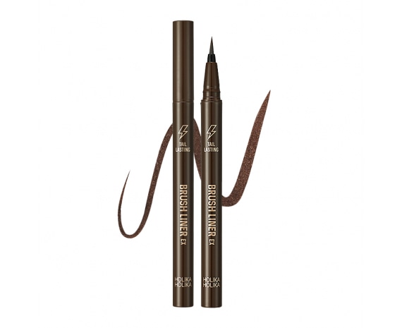 Silmalainer Tail Lasting Brush Liner 02 Dark Brown